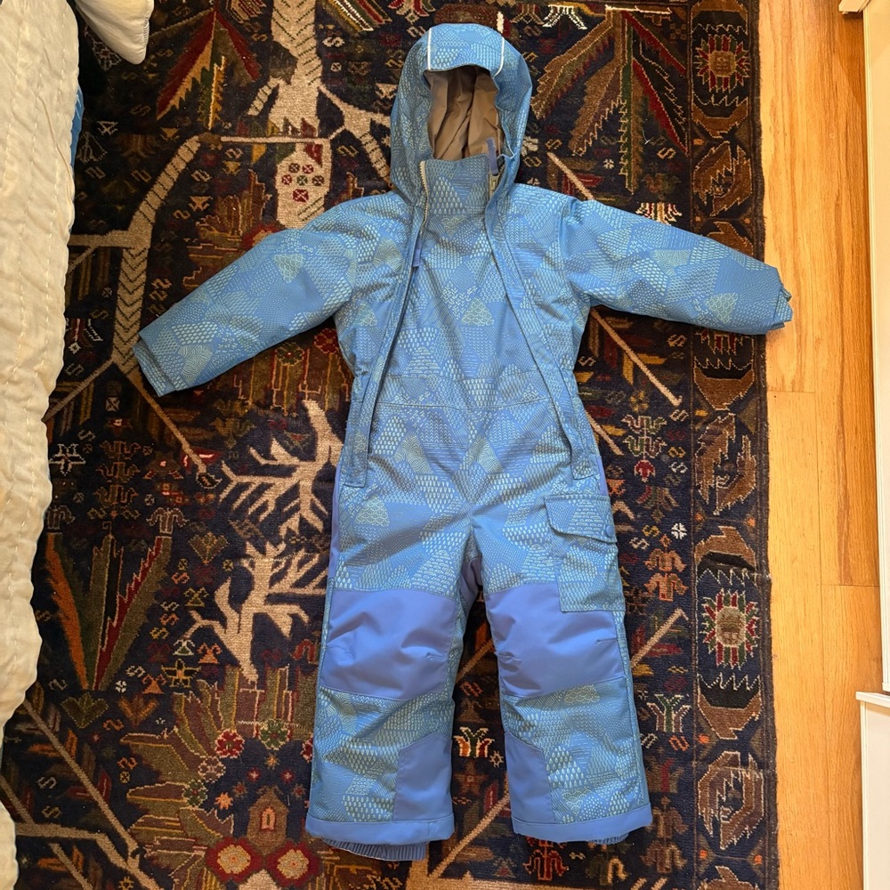 MEC Gray and Blue Toaster Snowsuit